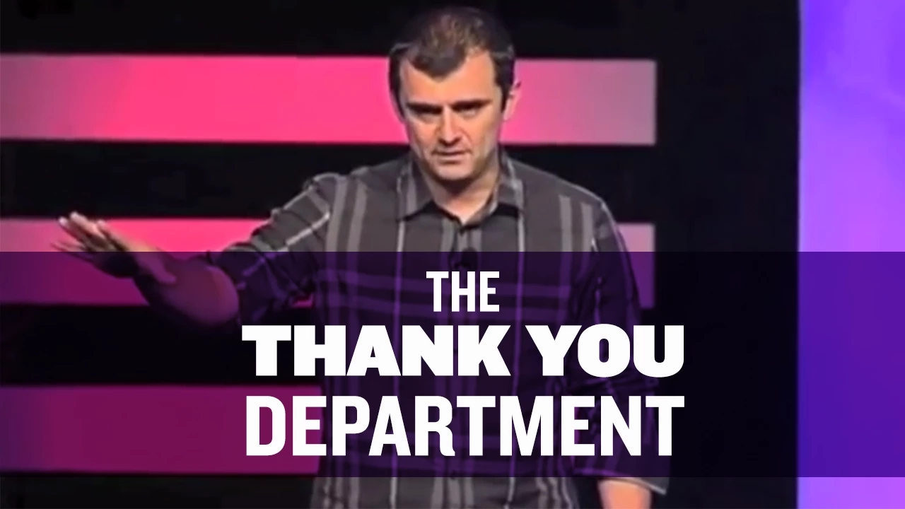 The Thank You Department