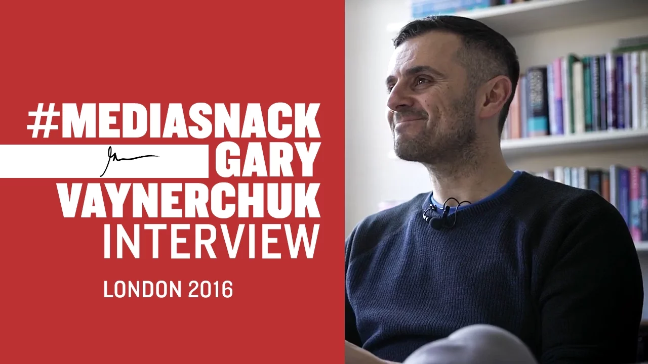 #MediaSnack GaryVaynerchuk Interview | London 2016
