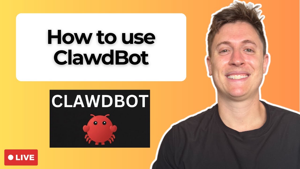 LIVE: Using ClawdBot to ship a FULL startup