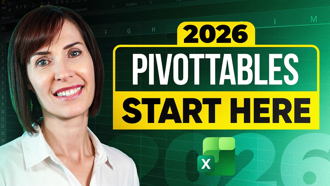 Excel PivotTables Made Easy in 2026 (+ What's Changed!)