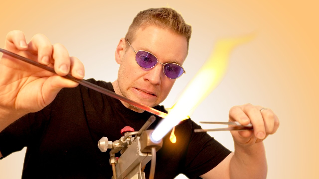 I tried 'Lampwork' (Glass Sculpting) - it's SO HARD!
