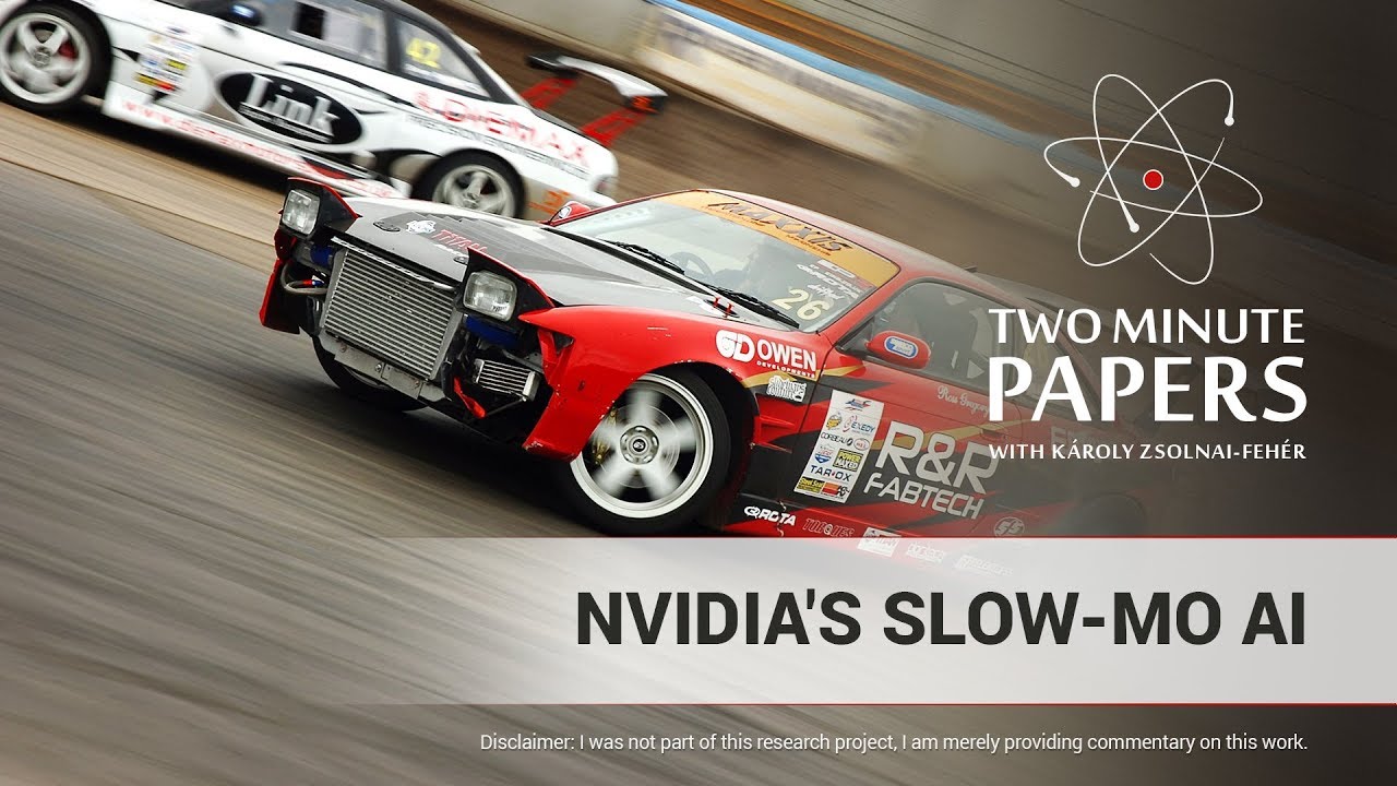 NVIDIA's AI Makes Amazing Slow-Mo Videos! 🚘