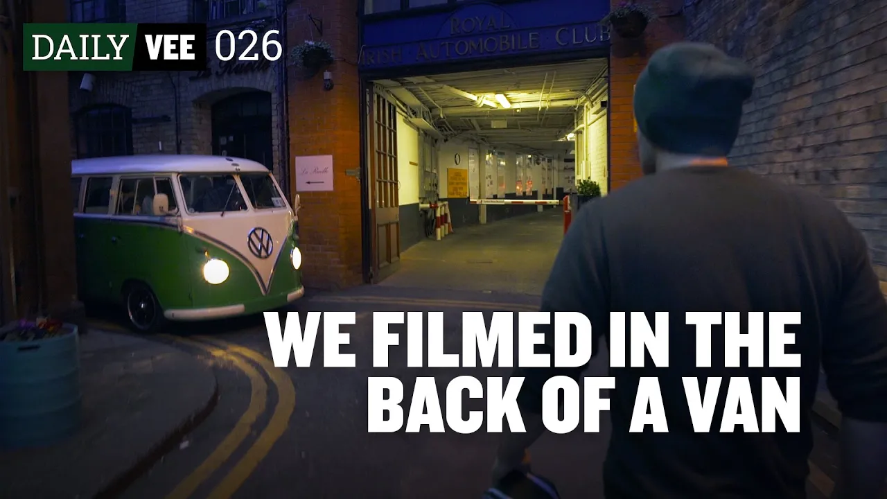 WE FILMED IN THE BACK OF A VAN  | DailyVee 026