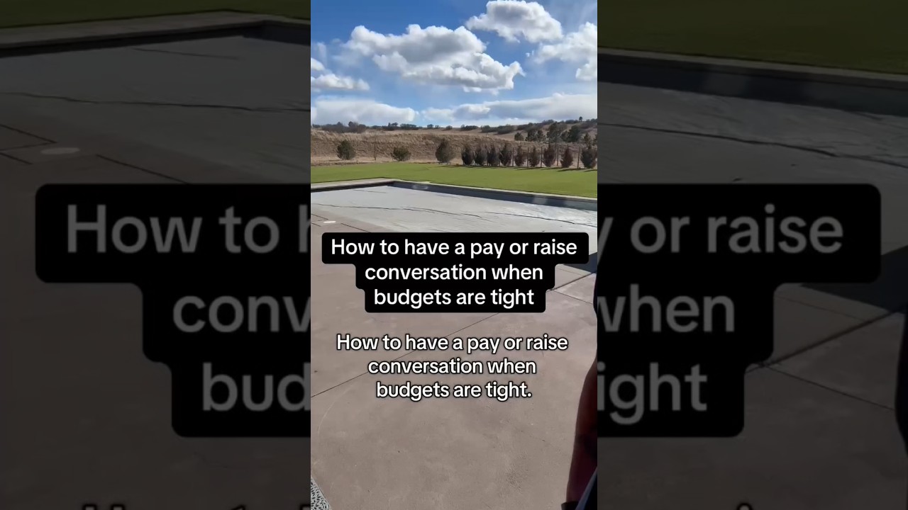 How to have a pay or raise conversation when budgets are tight like a leader not a manager 🙌🏻🔥 #lead