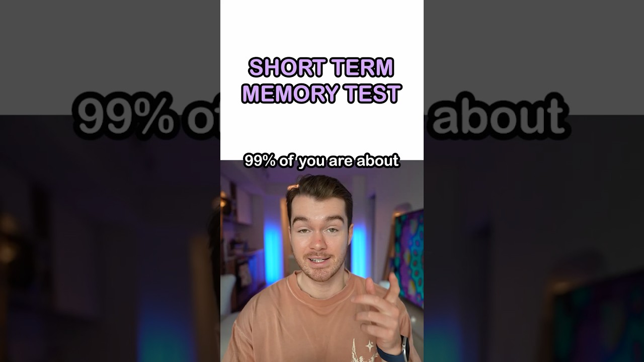 Short Term Memory Test