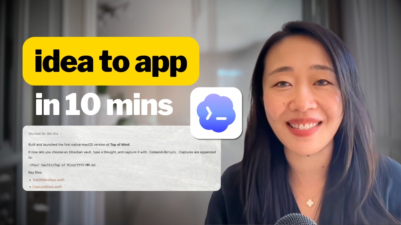 build an app with codex in 25 mins (real workflow)