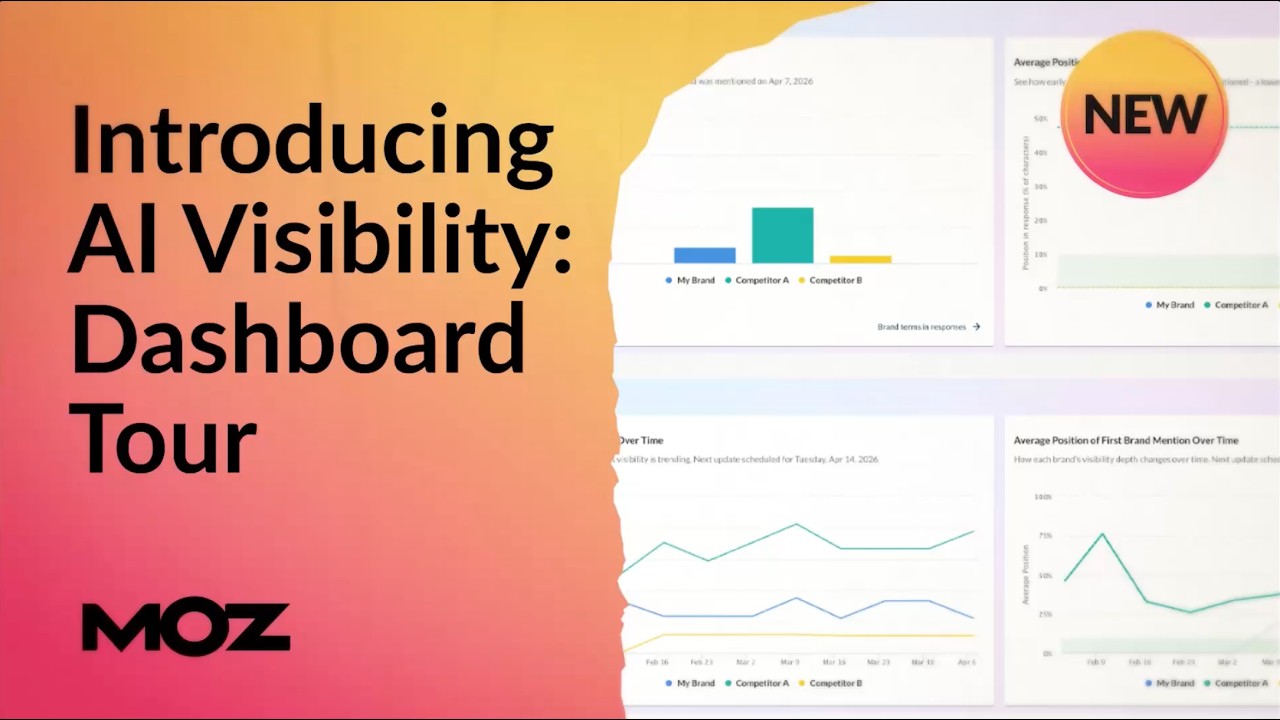 Analyzing Your AI Visibility Data: A Tour of the Moz AI Visibility Dashboard