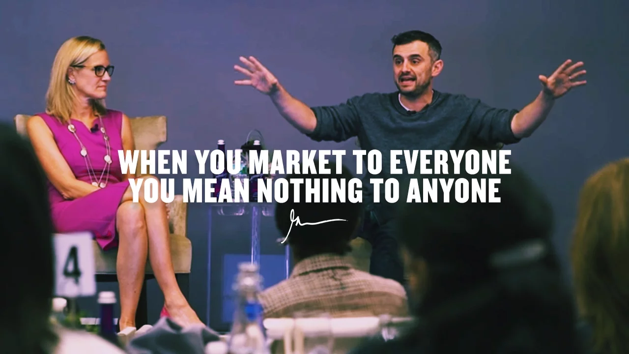 When You Market to Everyone You Mean Nothing to Anyone