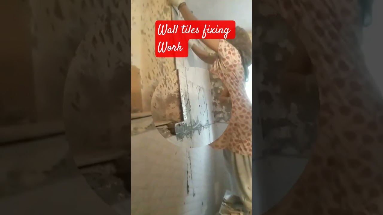 Wall tiles fixing #viral #shots