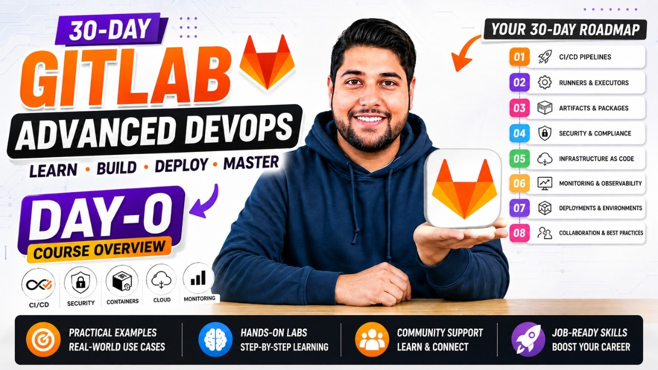 Day-0 | Course Overview & Syllabus | 30 Days Of GitLab DevOps