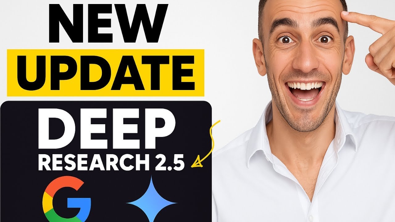 NEW Google 2.5 Deep Research Agents Update (FREE!)  🤯