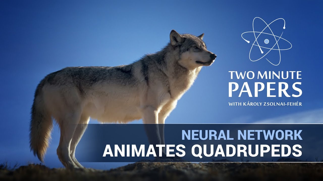 This Neural Network Animates Quadrupeds