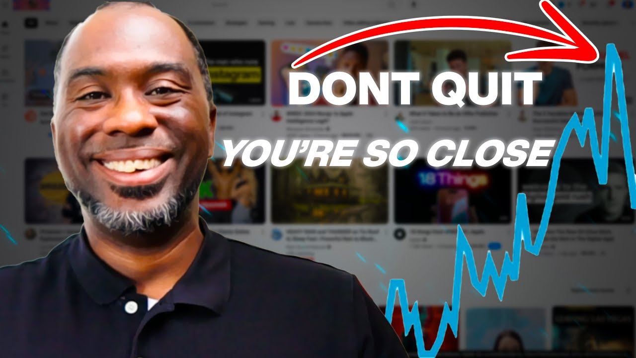 This is your sign not to quit YouTube.