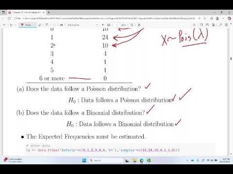 [bsr44] Introduction to Biostatistics: Chapter 12  Analysis of Frequencies (part 2/5)