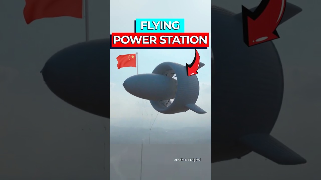 China Launches World's First Flying Power Station