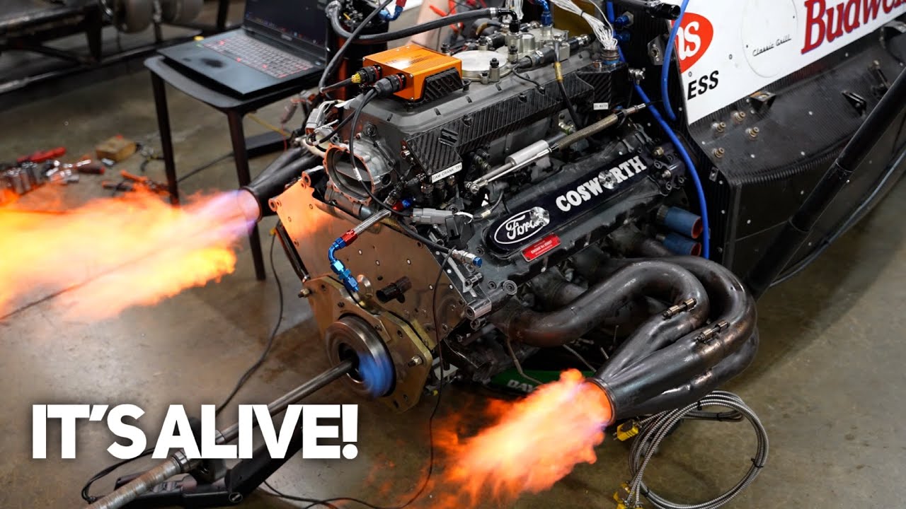 I Hotwired an IndyCar! My Cosworth XD ROARS To Life!   