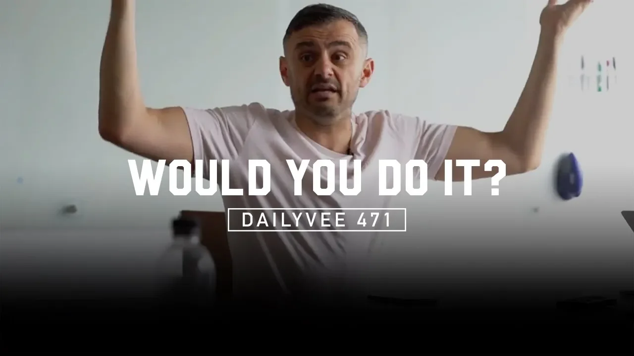Would You Work at a Burger King to Follow Your Passion? | DailyVee 471