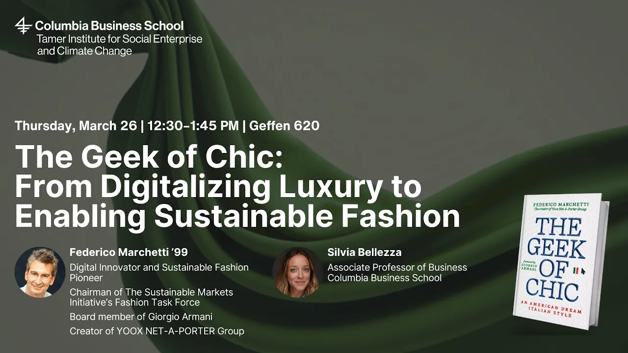 The Geek of Chic: From Digitalizing Luxury to Enabling Sustainable Fashion