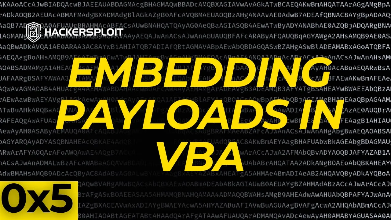 The SECRET to Embedding Metasploit Payloads in VBA Macros
