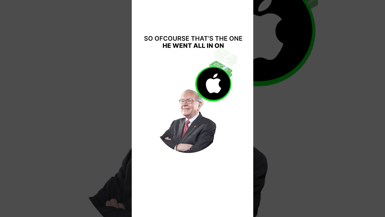 Why Warren buffet went all in on Apple #valueinvesting #fundamentalanalysis #warrenbuffett