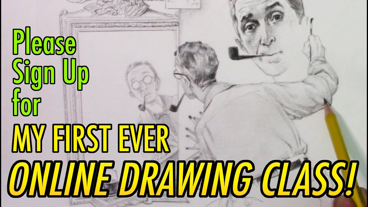 My First Ever Online Drawing Class!