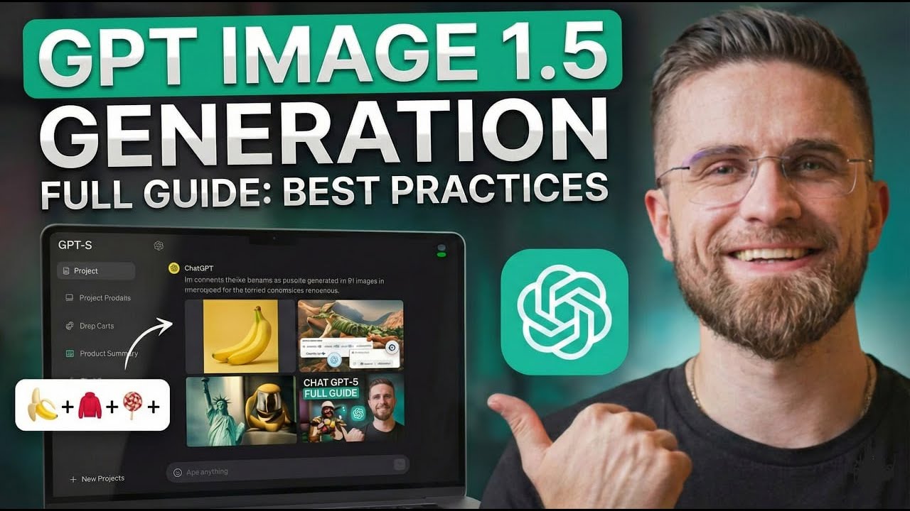 ULTIMATE GPT IMAGE 1.5 TUTORIAL: 15 PROMPT TECHNIQUES