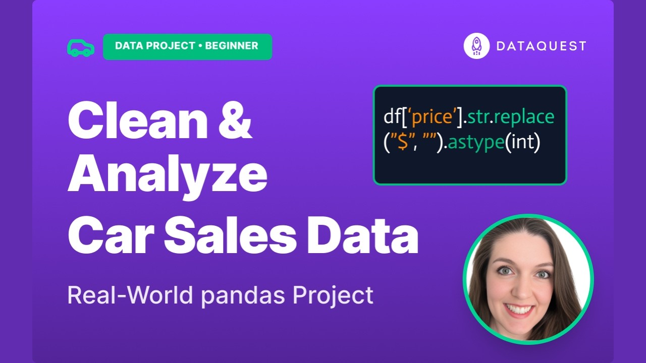 Clean & Analyze Real Car Sales Data with pandas | Beginner Python Project Walkthrough