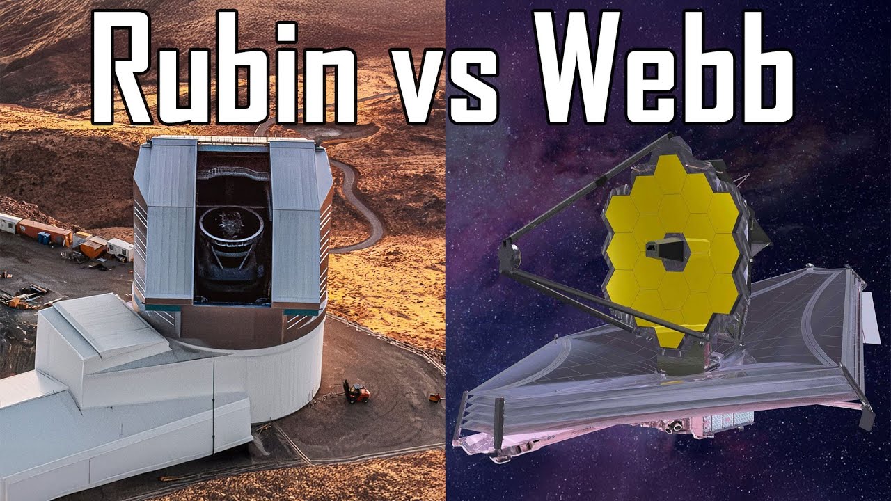 Rubin vs Webb Telescopes - What's the Difference Between Them?