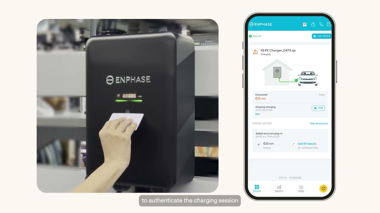How to pair your RFID card with the IQ EV Charger 2
