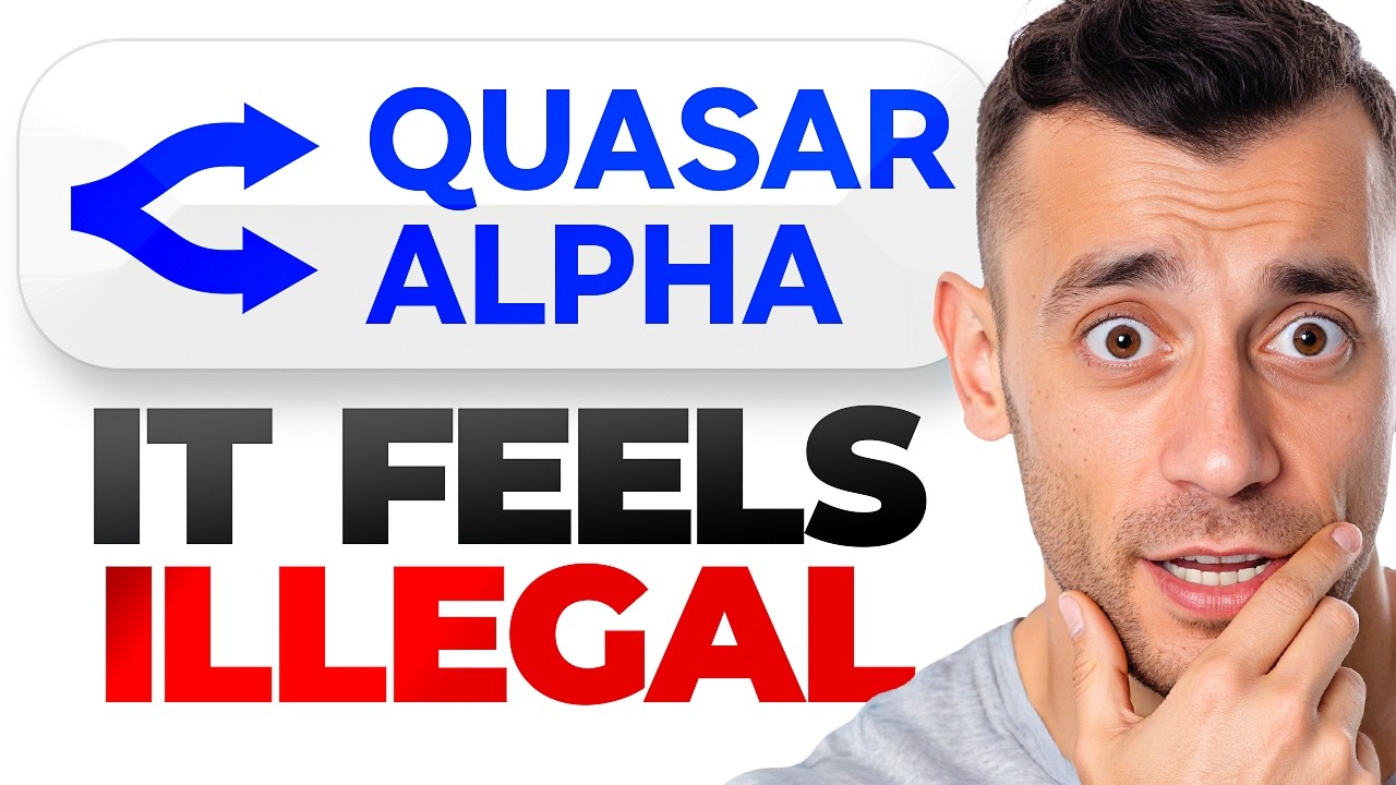 NEW GPT 5? Quasar Alpha is INSANE (FREE API!)