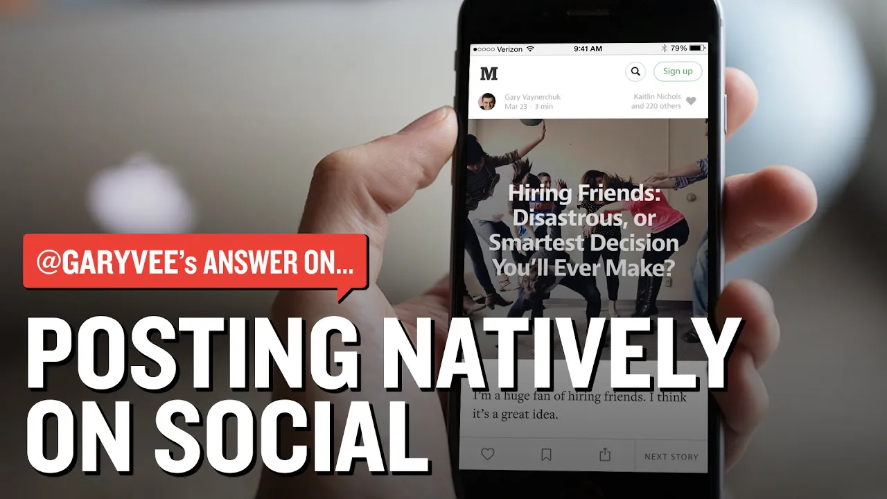 Posting Natively on Social