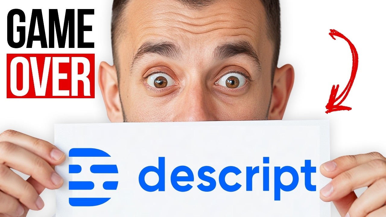 NEW AI Agent Descript: END of Human Video Editors?