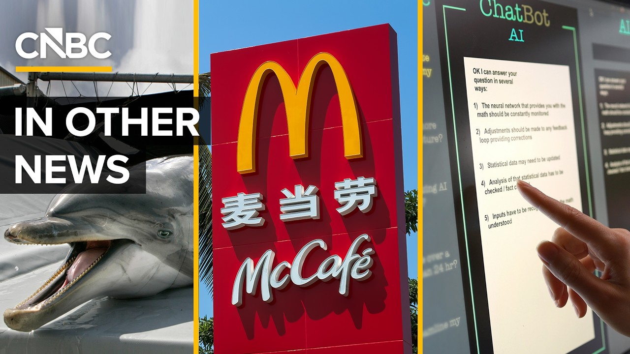 In Other News: McDonald's Bet On China, Spy Dolphins, And AI Layoffs Vs. Stocks