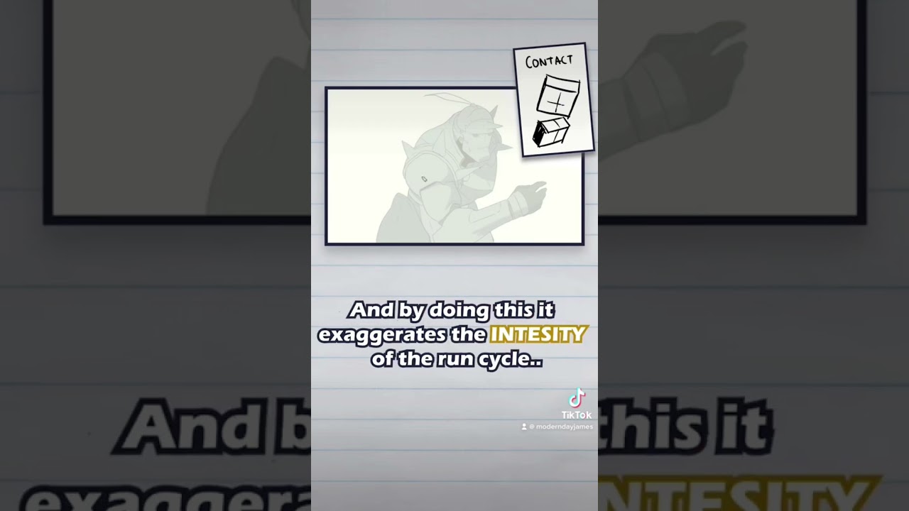 How I animate a 2D run Cycle #2danimation #animation #anime