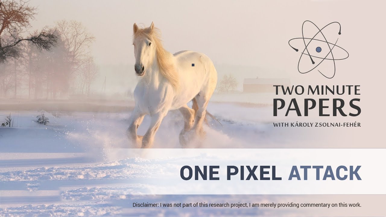 One Pixel Attack Defeats Neural Networks | Two Minute Papers #240