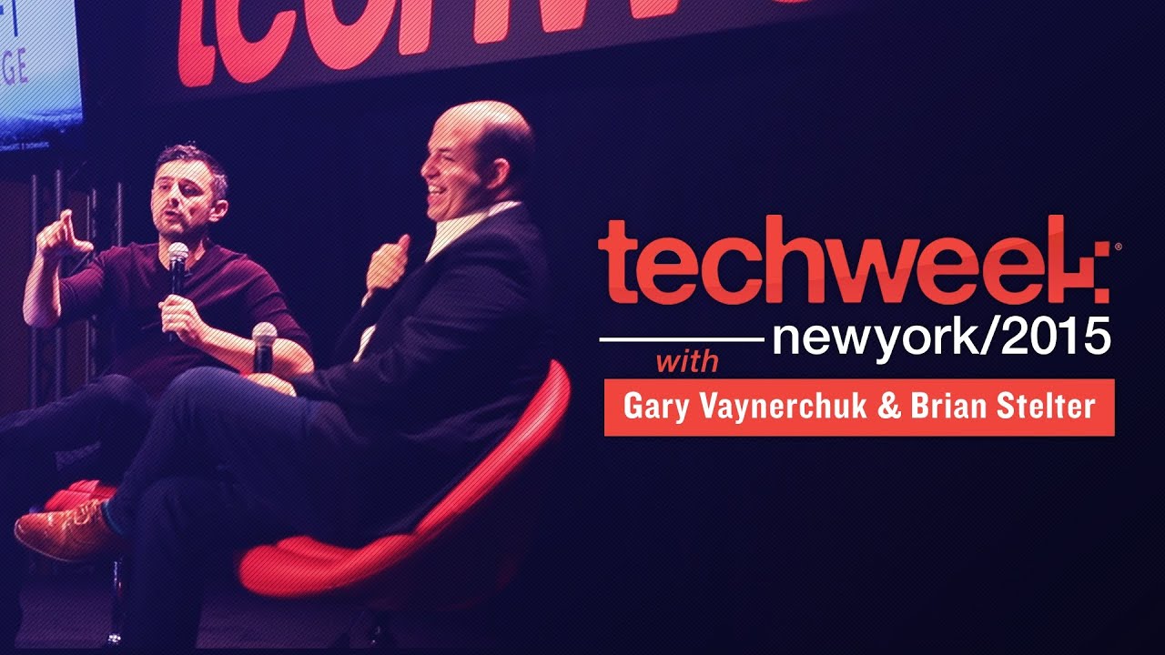 Techweek New York 2015 - Gary Vaynerchuk and Brian Stelter