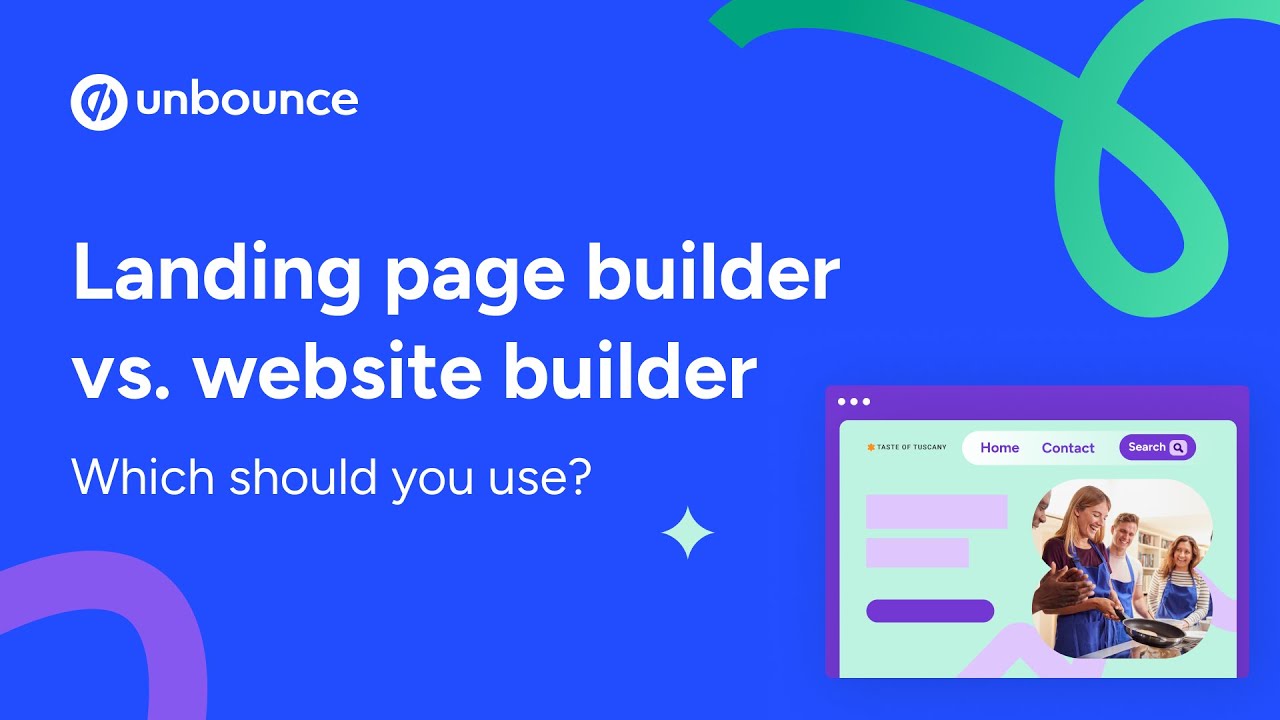 Landing page builder vs. website builder (CMS): pros and cons for B2B marketers