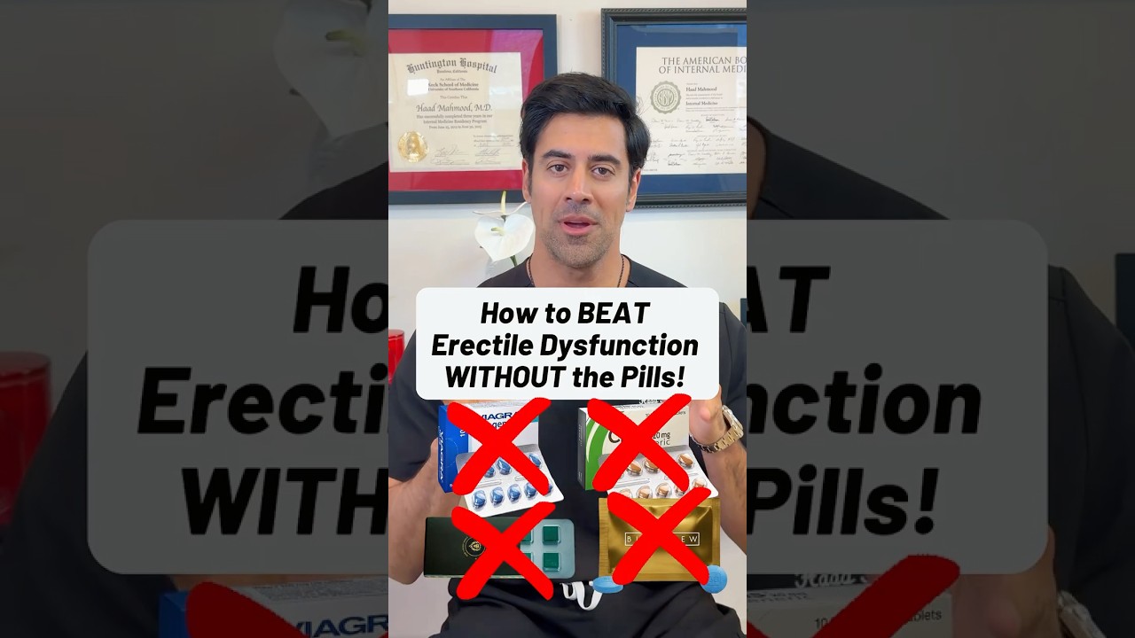 How to BEAT Erectile Dysfunction WITHOUT The Pills!!! 🍆