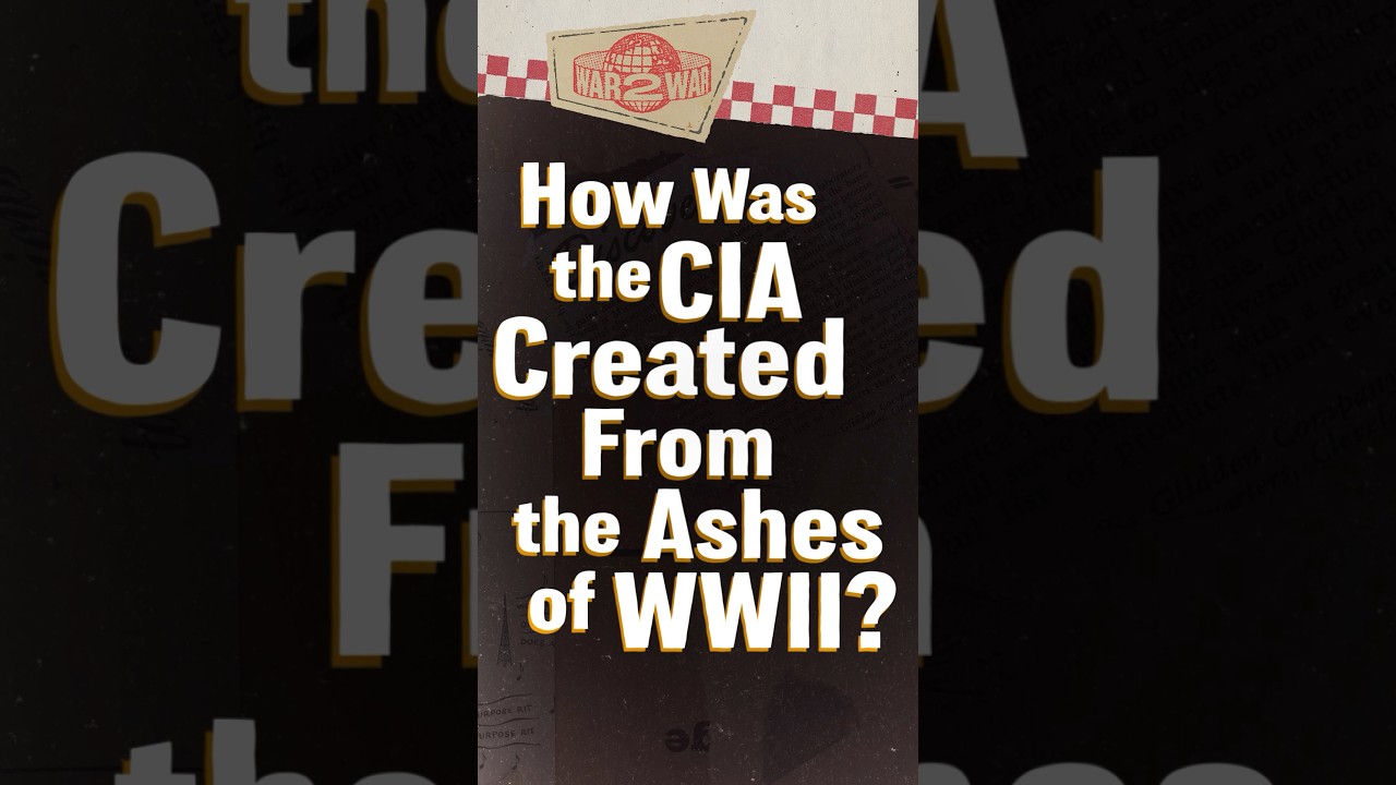 From OSS to CIA: How WWII Gave Birth to America’s Intelligence State #W2W #shorts