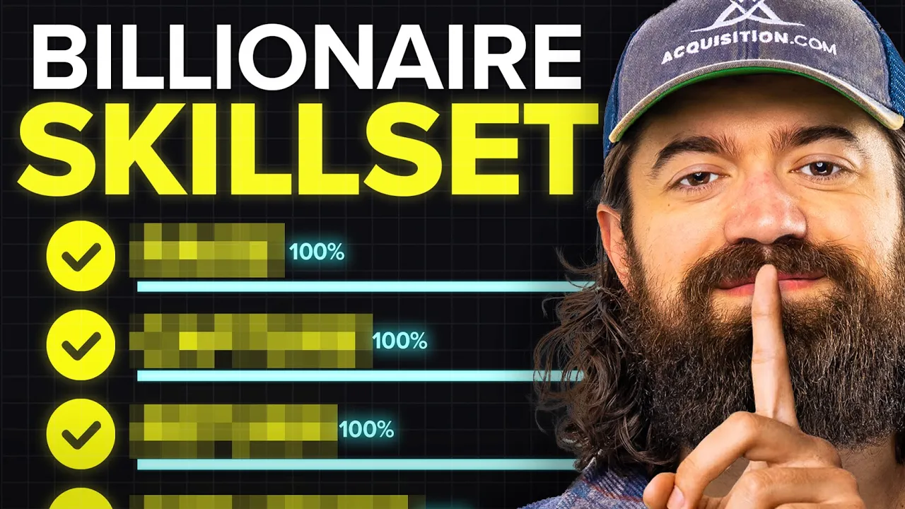 The 4 RAREST skills on earth that make BILLIONAIRES...