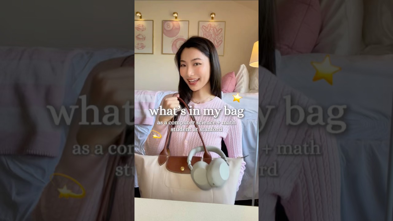 What’s in My Bag as a Computer Science and Math Student at Stanford ⭐️ #college #student #study