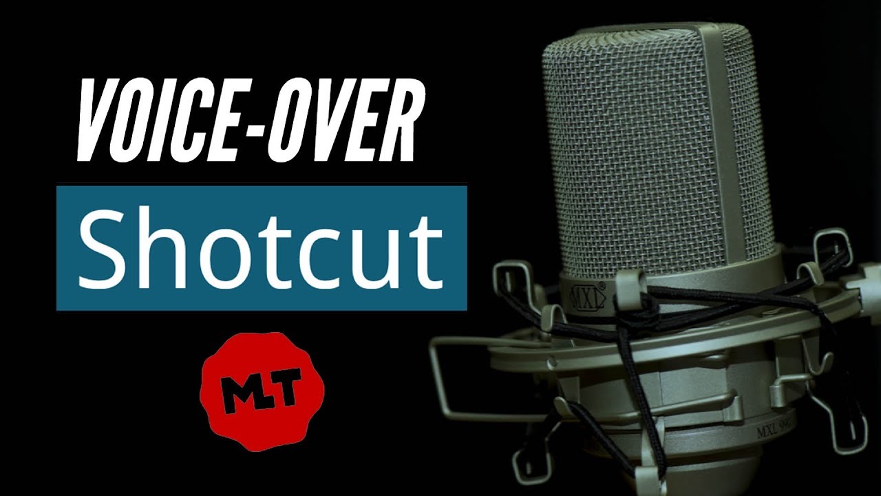 How to Record a Voice-Over in Shotcut