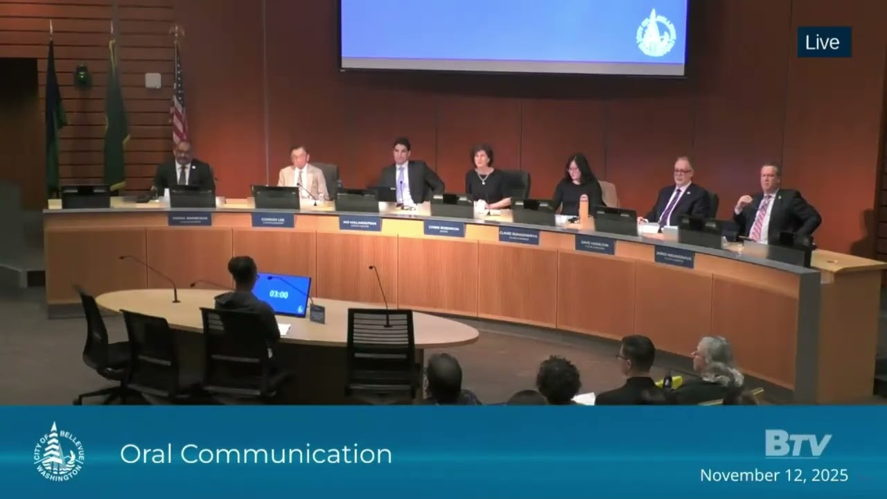 2025-11-12 Alex Tsimerman Disrupts Bellevue Council