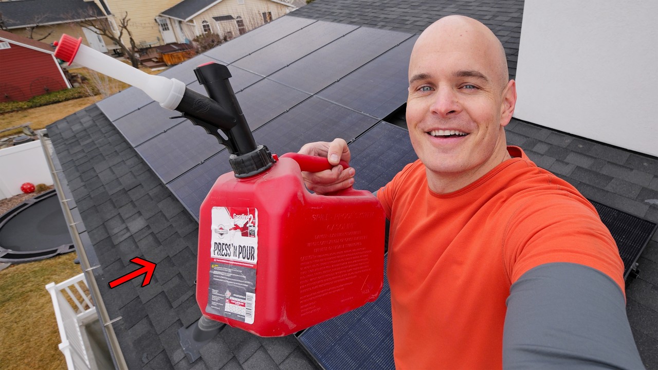 This Solar Battery Runs on Gasoline - (Not Clickbait)