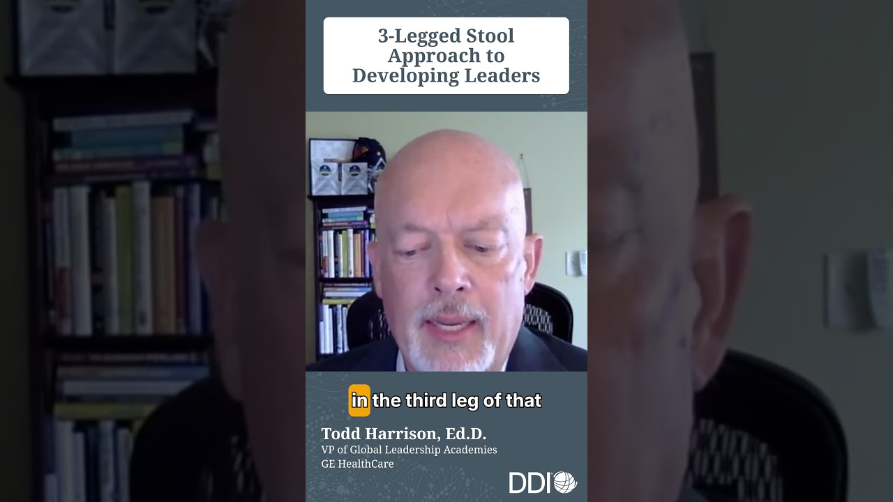 3-Legged Stool Approach to Developing Leaders
