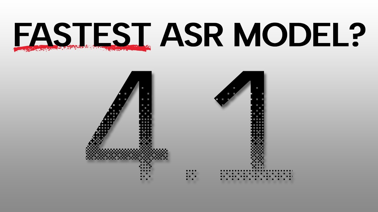 Granite 4.1 - The Fastest ASR?