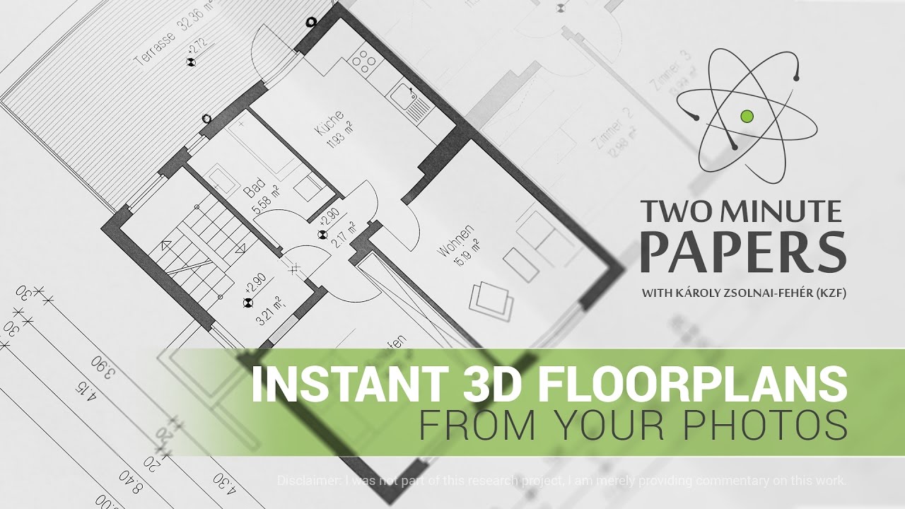 Instant 3D Floorplans From Your Photos | Two Minute Papers #142