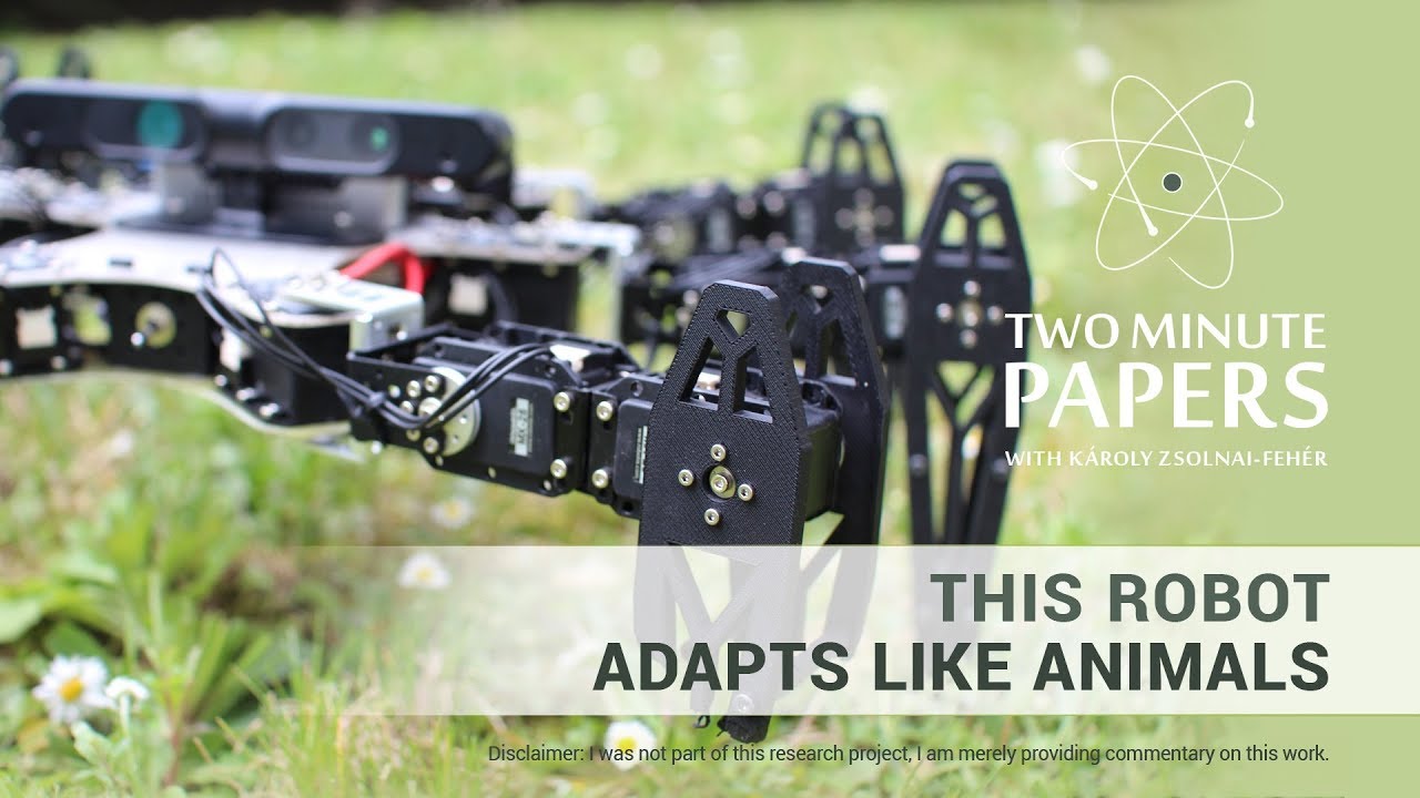 This Robot Adapts Like Animals | Two Minute Papers #246