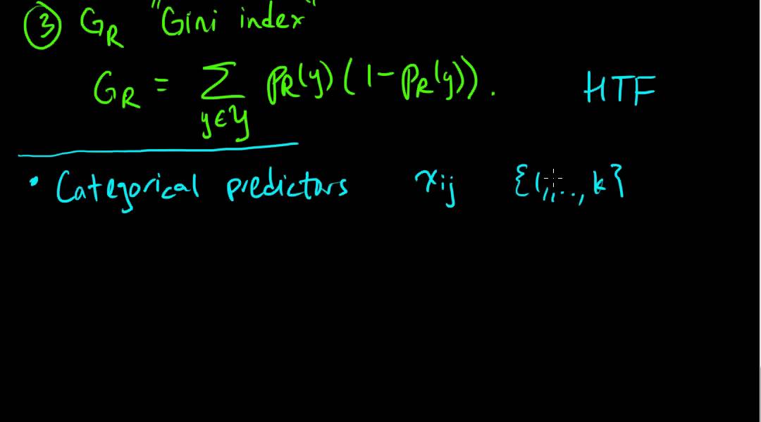 (ML 2.5) Generalizations for trees (CART)