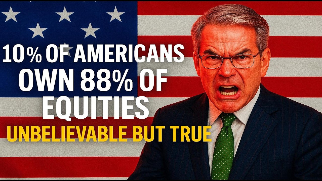 10% of Americans own 88% of Equities - Unbelievable but True 📉💸